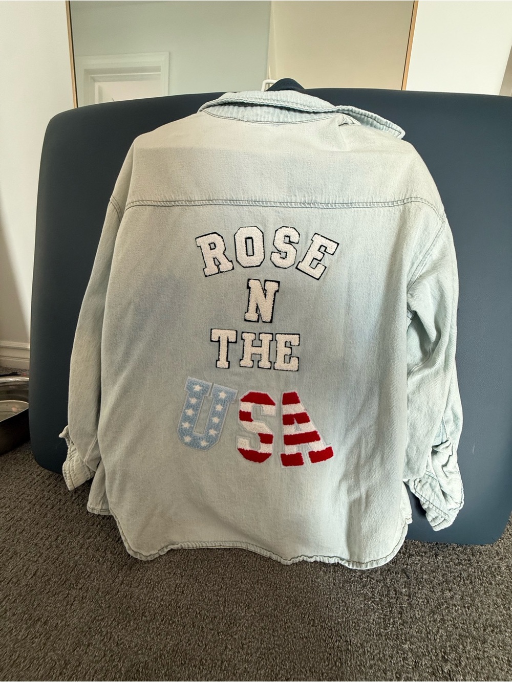 Judith March Rose N The USA Chambray Jacket